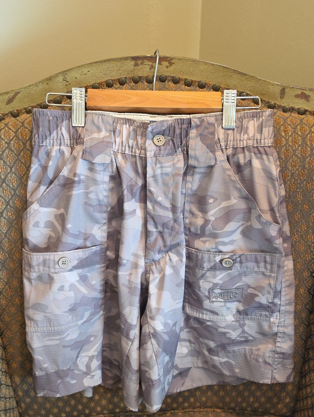 AFTCO Camo Cargo Shorts
